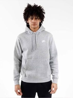 Nike Men's Sportswear Grey Pullover Hoodie
